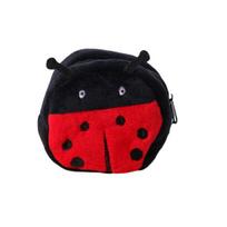 Miela pliušinė panda gyvūnėlis maža monetinė piniginė su užtrauktuku Piniginė piniginė vaikams gimtadienio dovana Ladybug