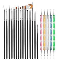Nails Things Manikiūro šepečiai Nagų dailės reikmenys Įrankių rinkiniai Nagų reikmenys profesionalams Manikiūro rinkinys juoda