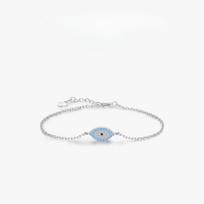 S925 sterlingas sidabro žalias pušies velnio akies apyrankė moteriška mada asmenybė lengva prabanga pilna deimantų Instagram karštas pardavimas rankdarbis Adjustable size white