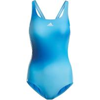 Adidas Logo Print Gradient One-Piece Swimsuit Women swimsuit Blue HB1686 XS blue