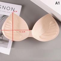 Putplasčio trikampio kempinės pagalvėlės maudymosi kostiumėlių paminkštinimo įdėklai Moteriški drabužių priedai 14.5*13.5cm