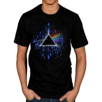 Oficialus Pink Floyd Dark Side of The Moon Pink Splatter 2 Marškinėliai S įvairiaspalvis