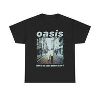 Oasis What’s the Story Morning Glory Retro 1994 Dvipusiai Unisex Marškinėliai XXL
