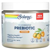 Solaray, Mycrobiome Prebiotic Powder, Natural Citrus, 5.64 oz (160 g)
