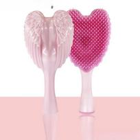Internet Celebrity Angel Anti-Tangle Magic Hair Comb - Cute Styling Tool for Girls' Smooth, Curly Hair rožinė