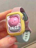 Candy Silicone Case+Strap For Apple Watch Series 10 9 8 7 46 42mm Band SE 6 5 4 44 40mm Nylon correa Strap for iwatch Ultra 49mm 40mm series 4 5 6 se