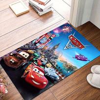 1pc Lightning McQueen and His Friends Rug - Non-Slip, Machine Washable Polyester Carpet for Living Room, Bedroom, Bathroom & Laundry - Comfortable Hom 60cm by 90cm
