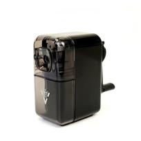 Transparent/Black Pencil Sharpener Adjustable Pen Sharpener Hand Crank Pencil Sharpener  Office Use Black V5S