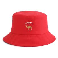 Unisex Camel Print Bucket Hat Reversible Retro FisherUnisex Cap Available in Multiple Retro Colors Outdoor Sun Protection Hat