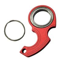 Aluminium Zinc Zinc Alloy Revolve Fingertip Keyring Anti-Anxiety Fingertip Spinning Keyring  Birthday Gift raudona