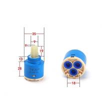 25/30/35/40mm Replacement Ceramic Tap Cartridge Valve Kitchen Basin Water Heater Water Mixing Valve Core Switch Repair Parts (as the picture,1pcs)