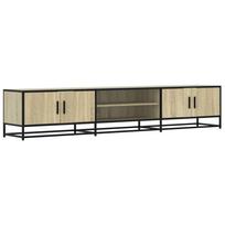 TV Stand in Sonoma Oak Finish 210 x 35 x 41 cm Engineered Wood