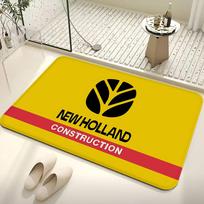 New Holland logotipas Grindų kilimėlis Neslystantis skalbyklos kilimėlis Skalbyklos dekoras Balkonas Vaiko svetainė Namų kilimai 40cm x 60cm