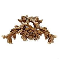 Double Angel Wall Hanging Resin Art Piece Angelic Figure For Home Decors In Bedroom Or Living Room P9YB brown