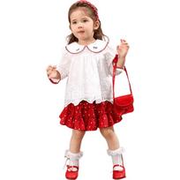 LUSON Baby Girl Sweet White Shirt 110 pilkšvai balta
