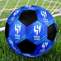 1pc Al-Hilal Saudi FC Soccer Ball Size 5 Indoor Soccer Ball Fashion Colorful Backyard Game - Great For Sports Fans Gift HE8