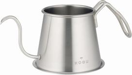 KOGU Coffee Tools Pot Pro 500ml in Direct IH Dishwasher Narrow Drip Drip Stainless Shimomura Kikaku Two-Drip [Made Japan] Heat, Compatible, Safe,