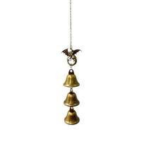Metal Iron Black Dragon Wind Chime Decorations Dragon Hanging Dragon Doorbell  Outdoor Garden bronza