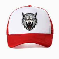 Ferocious Wolf Breathable Baseball Cap Unisex Mesh Snapback Visor Hip Hop Cotton Solid Color Trucker Hat Bone Adjustable