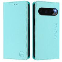 Compatible For Google Pixel 10 Pro / Google Pixel 10 Leather Case RINACASIS RC01 Phone Cover with RFID Wallet Stand juoda