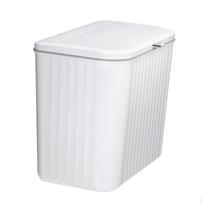 Pakabinamas šiukšliadėžė Virtuvės komposto dėžė su dangčiu Šiukšliadėžė Plona Siaura Šiukšlių krepšys 8L white white