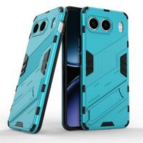 Dėklas dangtelis Oneplus Nord 4 Dėklas dangtelis Oneplus Nord 4 Capas Buferis Smūgiams Atsparus Atlenkiamas Stovas Galinis Laikiklis Dangtelis Oneplus Nord 4 Fundas Oneplus Nord 4 mėlyna