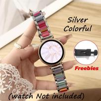 Resin Metal Watch Strap 18mm 20mm 22mm Universal Watch Band Replacement Wristwatch Bracelet For Samsung Galaxy Watch For Women Men Huawei GT5 Pro Universal 18MM width