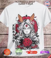 Kaguya Otsutsuki T-Shirt Naruto Madara Sasuke Kakashi Anime Unisex Tee Shirt S