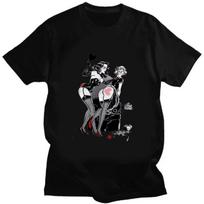 Funny Tshirt BDSM Sexy Hot Girls Black Humor Fooling Pinup Pin Men Vintage T Shirt Hip Hop Tee Shirt Tops Tshirt Male Streetwear S juoda