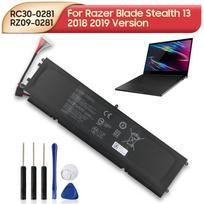 Rechargeable Lithium Battery For Razer Blade Stealth 13 2018 2019 Max-Q RZ09-03102E52-R3U1 RZ09-02812E71 RC30-0281 RZ09-0281 RZ09-0327 Laptop Battery