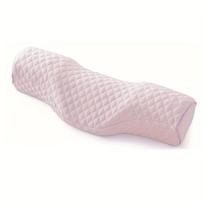 Relieve neck discomfort cervical pillow, head massager pillow 45x15x10cm rožinė