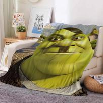 S-Shrek-K Juokingi Memai Antklodė Šilta Ir Minkšta Tinka Miegamajam Svetainei Sofa Lova Biurui Kelionėms Stovyklavimui 130x150cm