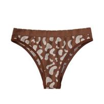 Seamless No Show Thong for Women Milk Cow Print Stretch Breathable Underwear Sexy Mid Rise T-Back Panties S ruda