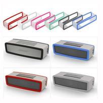 Minkštas dėklas BOSE SoundLink Mini 1/2 Bluetooth garsiakalbiui, silikoninė nešiojimo rankinė mėlyna
