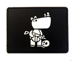 Bear Rhino Frog Seal Velcro PVC Morale Patch for Armband