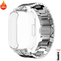 Case+Strap For Redmi Watch 5 Active Soft TPU Cover For Xiaomi Redmi Watch 5 Lite Luxury Metal Watchband Stainless Steel Bracelet Redmi Watch 5 Active