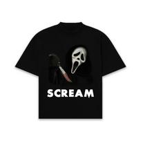 Ghost Face Scream T shirt Halloween Horror Slasher Spooky Villain Tee Top 2XL