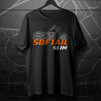 For Harley-Davidson Softail Slim FLS FLSS 2012-2021 fans - Motorcycle T shirt M