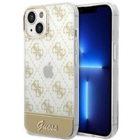 Etui do iPhone 14 Plus Guess Hardcase 4G Pattern Złote