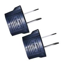 International Travel Plug Adapter 2 Pack European Round Pin to US Flat Pin Converter Supports Voltage 110V to 220V Suitable for Various Devices