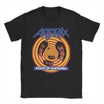 Anthrax Among The Living T Shirt for Men Cotton Awesome TShirt O Neck  Tee Shirt Short Sleeve Tops Plus Size S