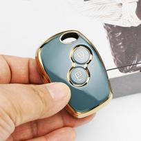 Auto Shell For Renault Dacia Logan Duster Sandero Clio Trafic Duster Logan For Nissan Terrano Almera Tpu Car Key Case Cover Caps