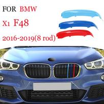 3vnt Automobilių grotelių apdailos juostelė BMW X1 X2 X3 X4 X5 X6 X7 E84 F48 F49 F39 E83 F25 G01 F26 G02 E70 F15 E53 G05 E71 E72 F16 G06 G07