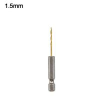 New Hexagonal Handle Twist Drill Titanium Plated 1.5-6.5mm Drill Bit Power Accessory
