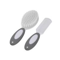 Baby Hair Brush and Comb Set Soft Bristles Gentle Scalp Care Infant Grooming Kit Suitable for Newborns and Toddlers One Size