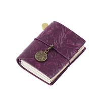 Writing Cowhide Cover Sketchbook Handmade Diary Notebook Retro Traveler Notebook  Scrapbook 17