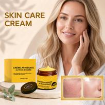 Soothing Skin Cream with Bee Venom Gentle Formula for Daily Skin Care 60g Moisturizing Nourishing Cream for All Skin Types One Size geltona