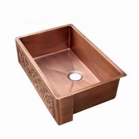 Modernus varinis virtuvės kriauklės sifonas-Ekologiškas Lengvai montuojamas Lakuotas paviršius 5 metų garantija (copper,Copper) varis