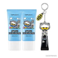 [ZO&FRIENDS EDITION] Cell Fusion C Aquatica Cooling Sunscreen 35ml+35ml Double Set (+10ml+Keyring)