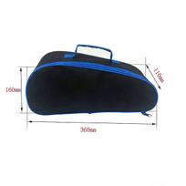 Vacuum Cleaner Tool Bag 1PC Polyester PVC Storage Pouch with Chain Closure and Top Handle 360x110x160mm for Car Home Use mėlyna